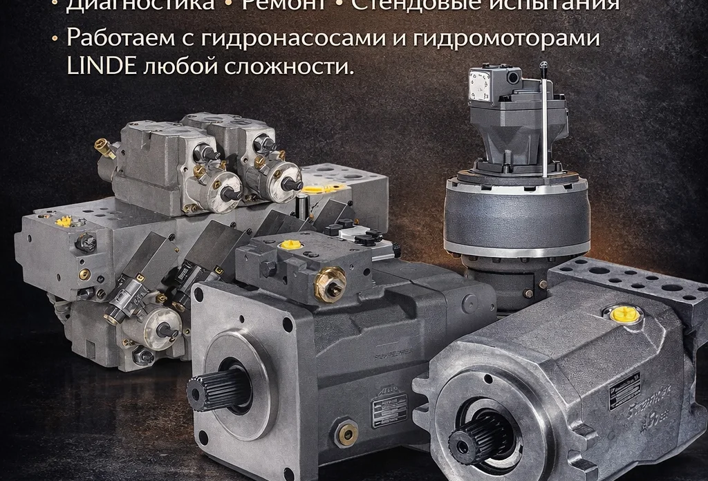 Ремонт гидронасосов и гидромоторов LINDE