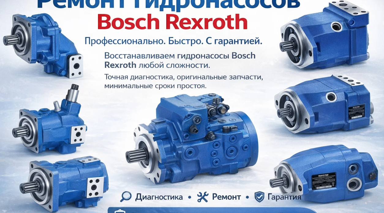 Ремонт гидронасосов Bosch Rexroth