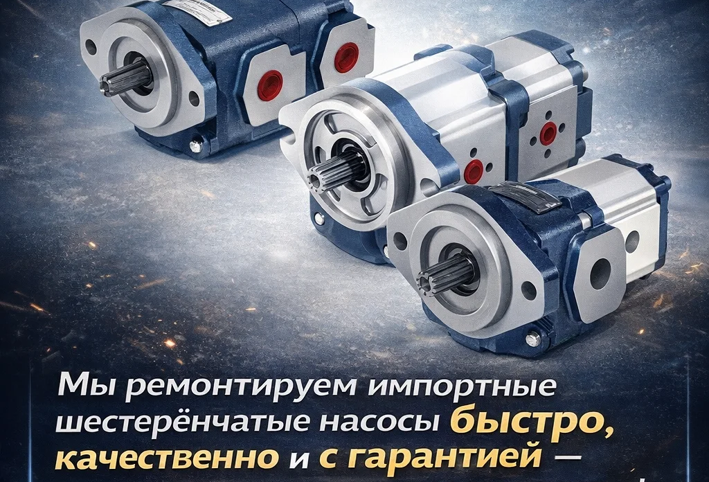 Ремонт импортных шестерёнчатых насосов — быстро, надёжно, качественно