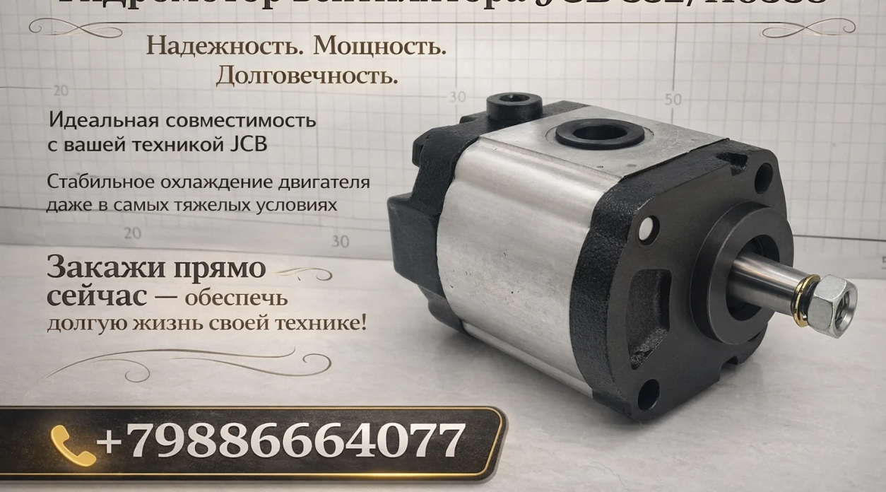 Гидромотор вентилятора JCB 332/H0538