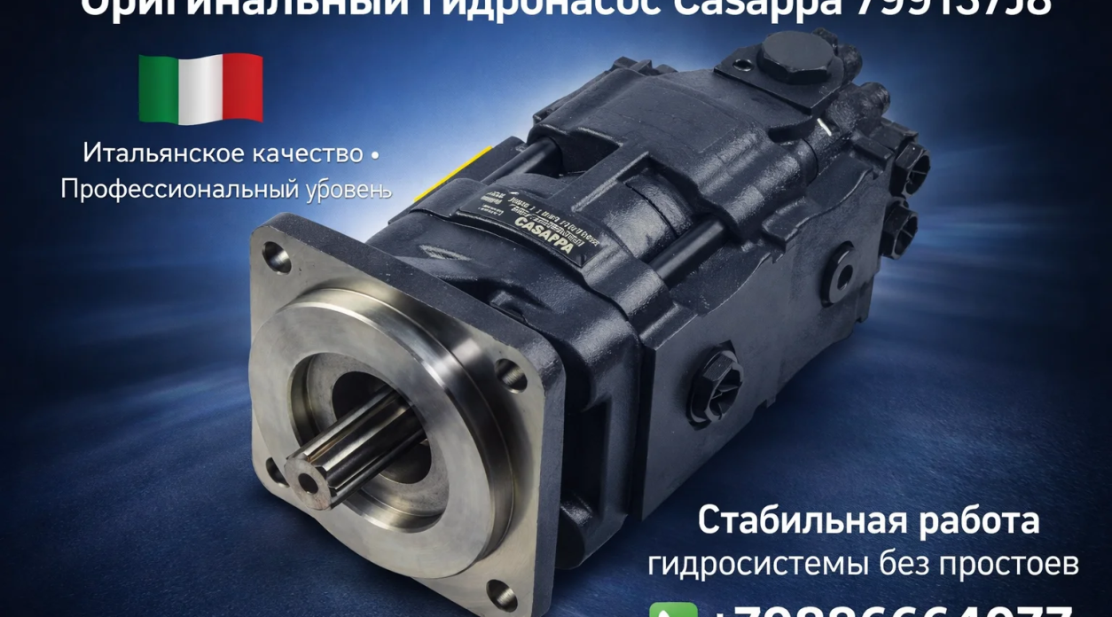 Гидронасос Casappa 799137J8 (87743513) — описание, характеристики и аналоги
