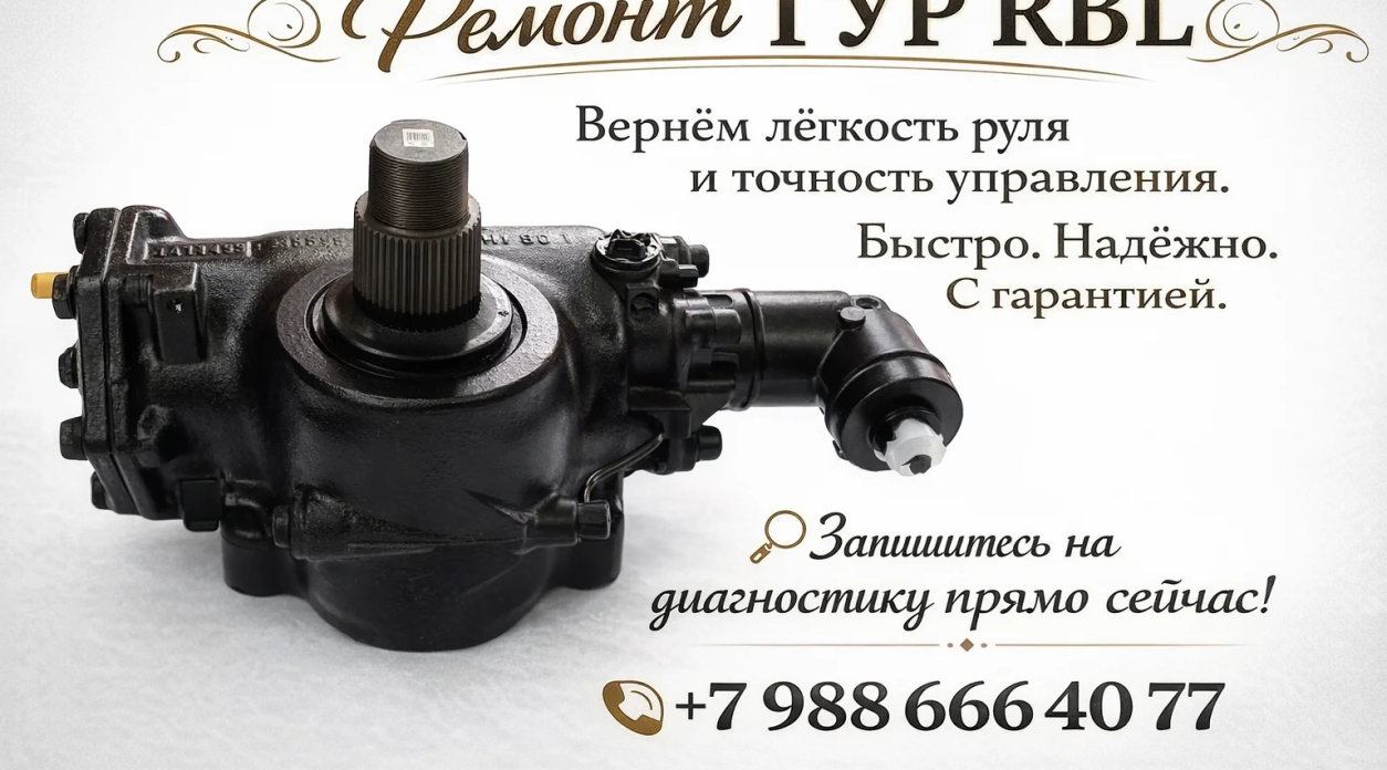 Ремонт ГУР (гидроусилителя руля) RBL